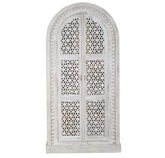 Kalah Indian Hand Carved Solid Wooden Cupboard Wardrobe D49